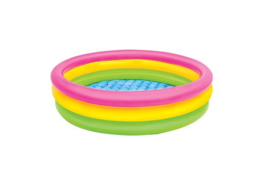 Piscine 3 tubes couleur 114 cm + 2