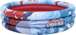 PISCINA 3 TUBOS SPIDERMAN 122x30 CM.+2A
