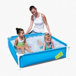 PISCINA TUBULAR CUADRADA 122 CM.