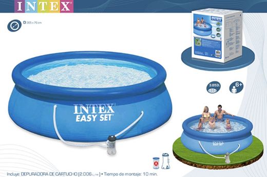 Piscina easy set 305x76 con dep.