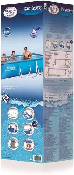 PISCINA TUBULAR RECTANGULAR 300x201x66 CM.