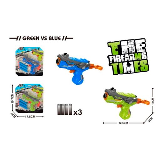 PISTOLA MINI 3 DARDOS BLISTER
