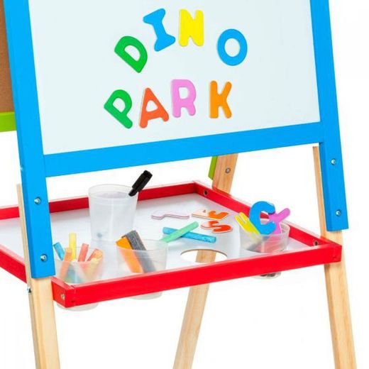 Pizarra Madera 2 En 1 46 Pzas