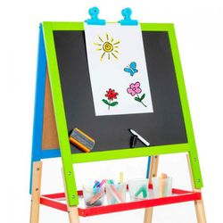 Pizarra Madera 2 En 1 46 Pzas