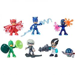 Pack 6 Heroes Y Villanos Pj Masks Deluxe