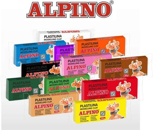 Plastilina 50 gr alpina e.24