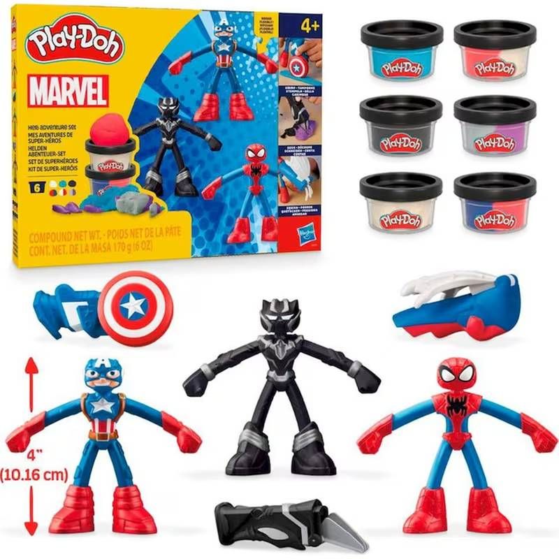 PLAY-DOH MARVEL FIGURAS DE ACCION