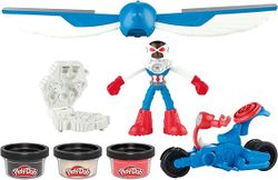PLAY-DOH MARVEL MOTO CORTADORA CAPITAN AMERICA