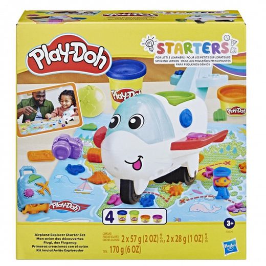 PLAY-DOH PRIMERAS CREACIONES CON EL AVIÓN