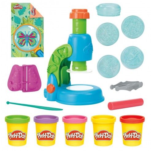 PLAY-DOH SET MICROSCOPIO LUMINOSO