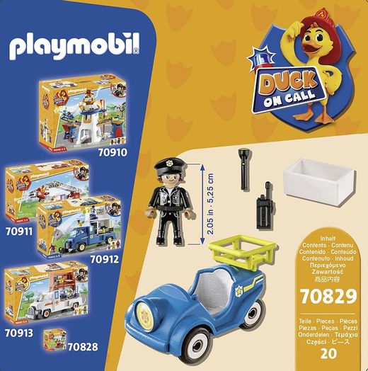 D.O.C - Mini-Coche De Policía Playmobil