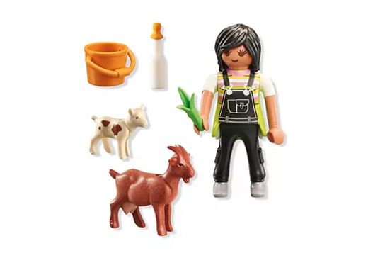 Playmobil Mujer Con Cabras