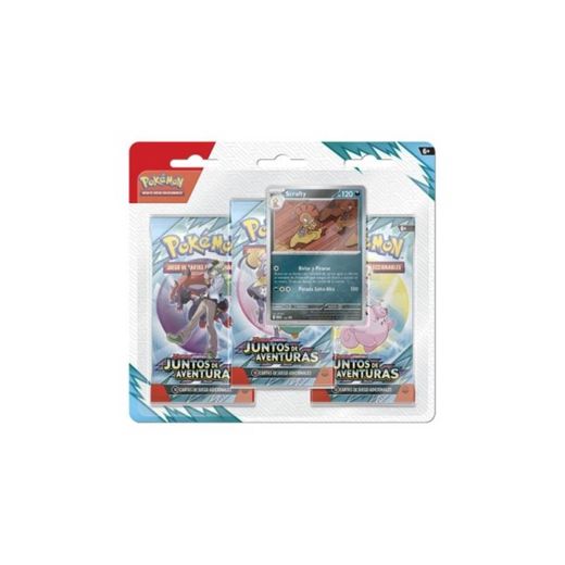 POKEMON- PACK 3 PAQ CARTAS REFUERZO