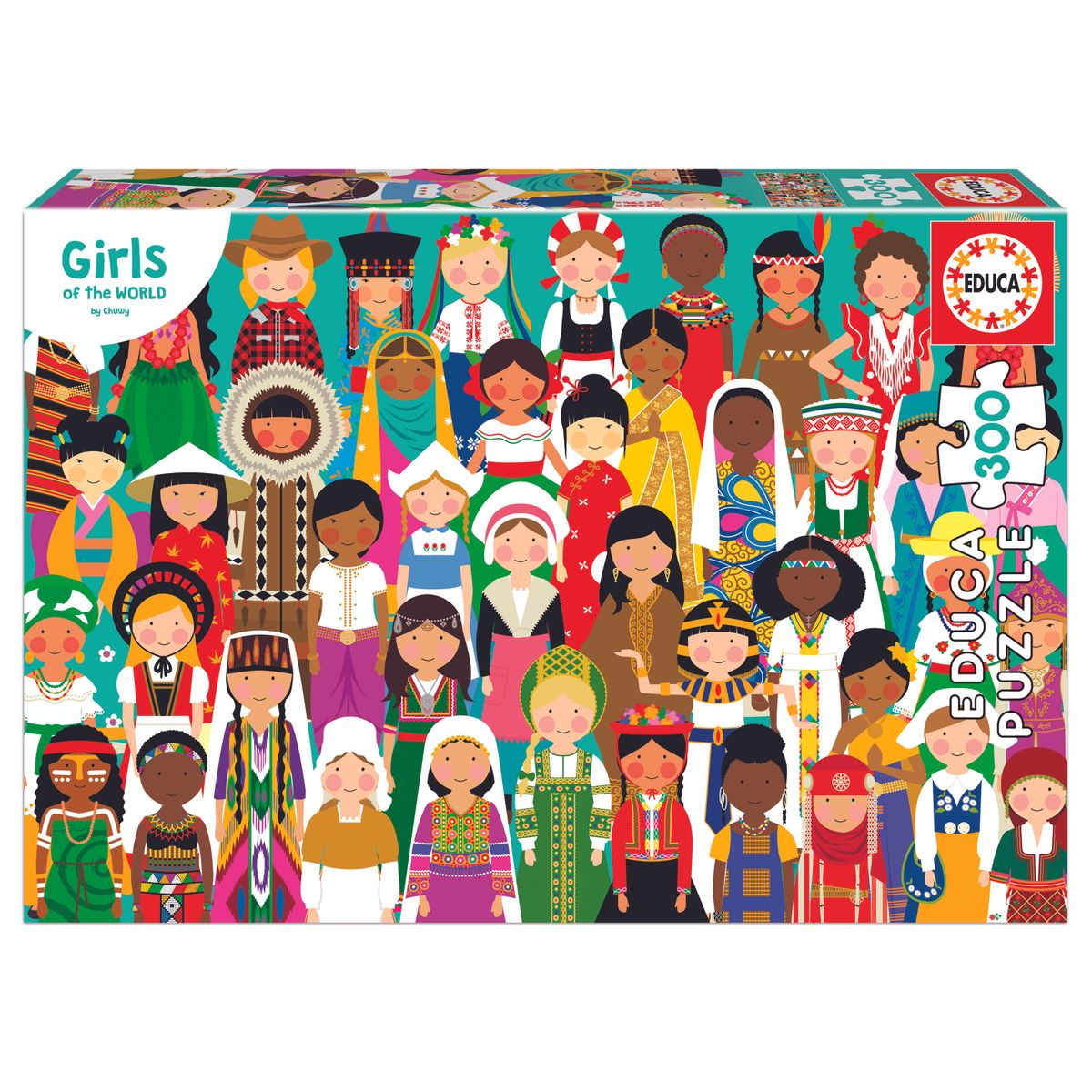PUZ 300 GIRLS OF THE WORLD