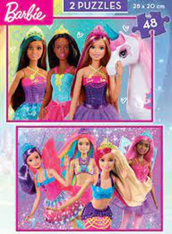 Puzzle 2X48 Barbie