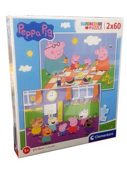 Puzzle 2X60 Peppa Pig