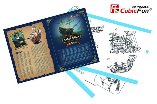 3D Puzzle Navy Santa Maria 113 stk