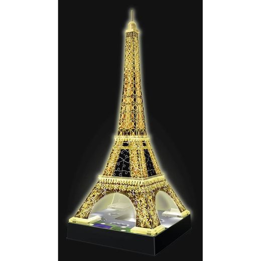 Puzzel 3d tour eiffel light