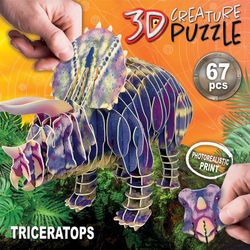 Puzzle 3D Triceratops Creature