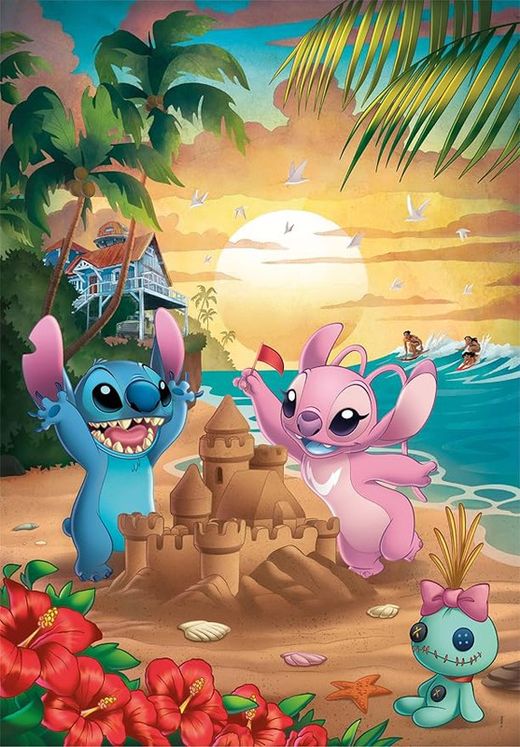 PUZZLE 500 DISNEY STITCH COMPACT BOX