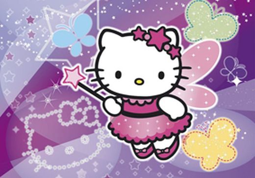 Puzzle Gliter 104 piezas Hello Kitty