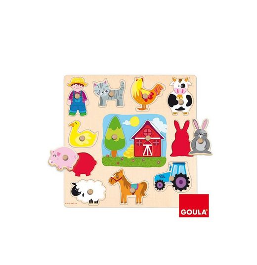 Farm silhouettes puzzle 28x28