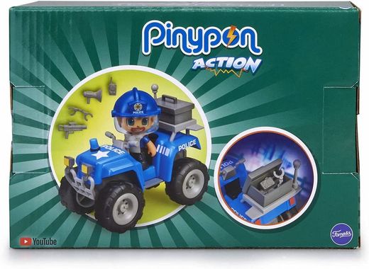 Pinypon Action Policia Coche Quad