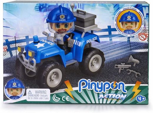 Pinypon Action Policia Coche Quad
