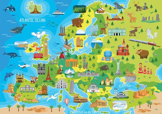 PUZZLE 150 MAPA DE EUROPA