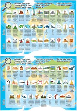 PZ 150 MAPAMUNDI ANIMALES FSC(R)