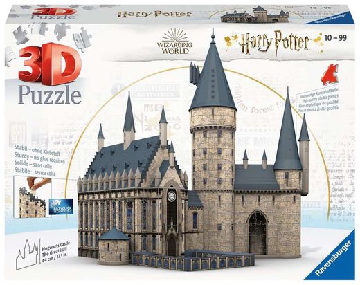Puzzle 3D Harry Potter Castillo de Hogwarts Gran comedor