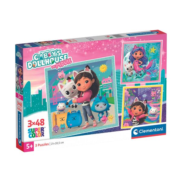 PZL 3X48 GABBYS DOLLHOUSE de CLEMENTONI — Dondino