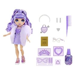 RAINBOW CRYSTAL FASHION DOLL- VIOLET
