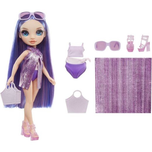 RAINBOW HIGH MUÑECA VIOLET DIVERSION BAJO EL SOL
