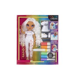 RAINBOW HIGH MUÑECAS COLOR & CREATE-PURPLE EYES