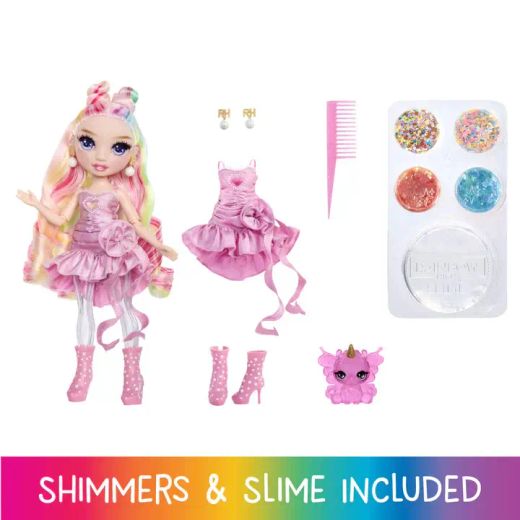 RAINBOW HIGH SHIMMERS SLIME FASHION-BELLA (PINK)