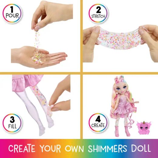 RAINBOW HIGH SHIMMERS SLIME FASHION-BELLA (PINK)