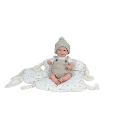 REBORN ARIAS 35 CM MATEO BEIGE C/COJIN