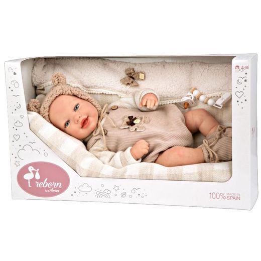 REBORN ARIAS 45 CM RUBEN C/COJIN