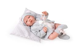 RECIEN NACIDA GRIS 40CM