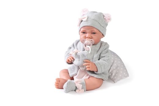 RECIEN NACIDA GRIS 40CM