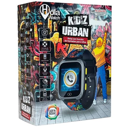RELOJ INTELIGENTE HOLAWATCH URBAN BLACK
