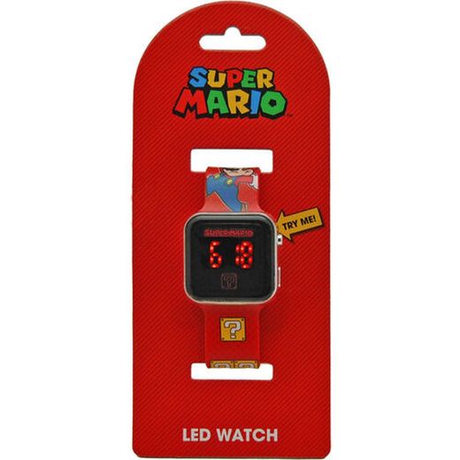 Reloj Led Super Mario