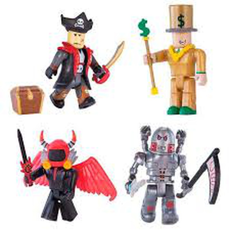 Roblox Blister Figuras Dondino Juguetes - blíster con tres muñecos roblox accesorios para jugar 10 cm