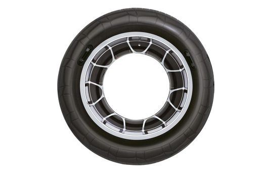 Roue noire 119 cm + 12