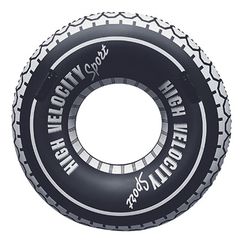 RUEDA 119 CM.NEGRA C/ASA +12