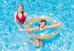 Transp. Wiel Glitter 119cm +9