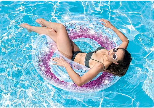 Transp. Wiel Glitter 119cm +9