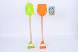 SET 2 PALAS PLAYA M/MADERA 51 CM.