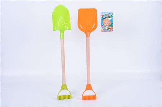 SET 2 PALAS PLAYA M/MADERA 51 CM.